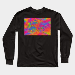 Colourful Random abstract background pattern Long Sleeve T-Shirt